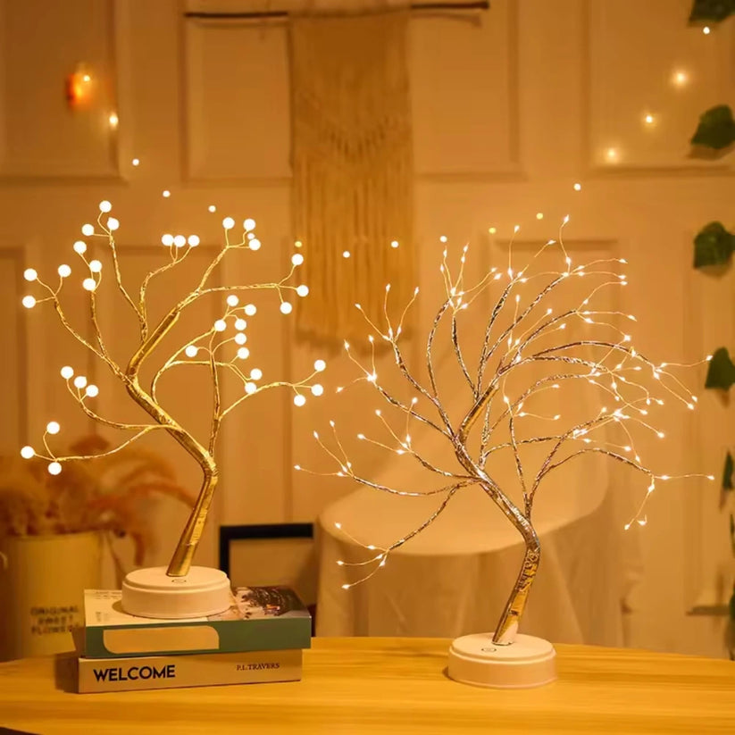 Lampa dekoracyjne drzewko LED