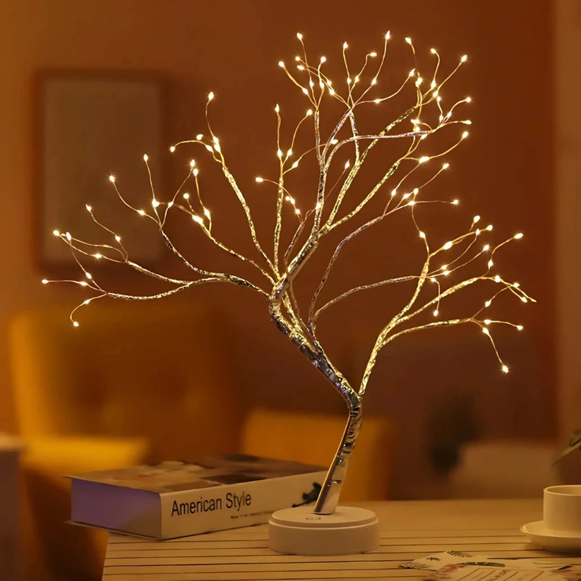 Lampa dekoracyjne drzewko LED