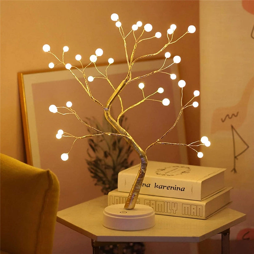 Lampa dekoracyjne drzewko LED
