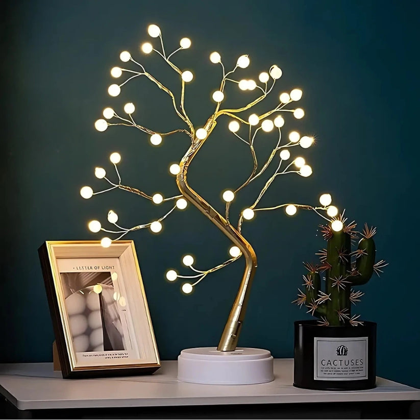 Lampa dekoracyjne drzewko LED