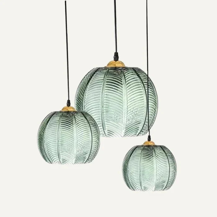 Szklana Lampa Wisząca w Formie Kuli