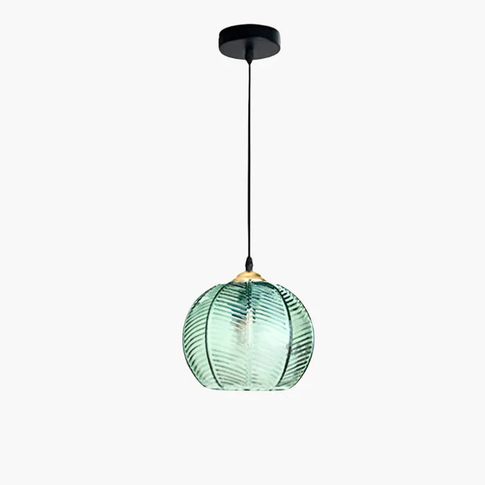 Szklana Lampa Wisząca w Formie Kuli