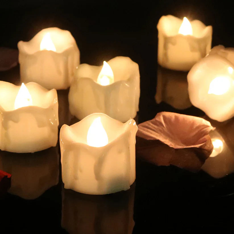 Bezpłomieniowe lampki led świece