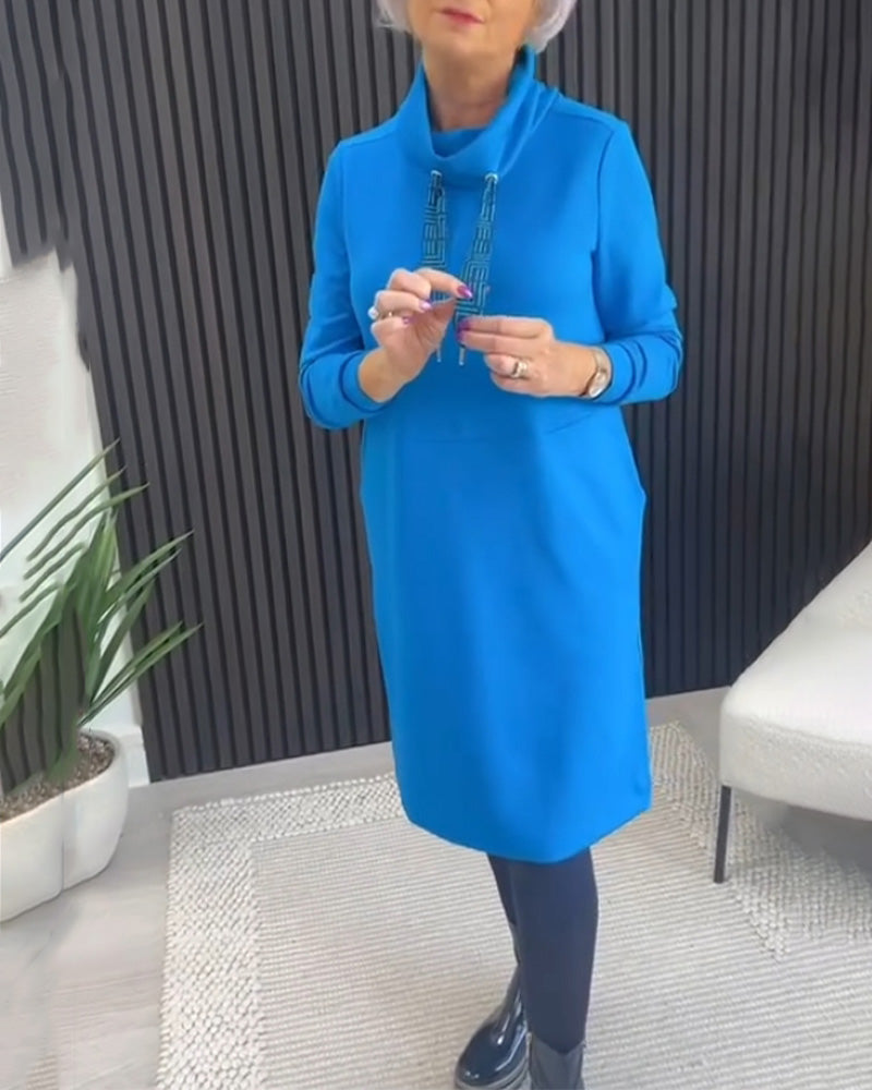 Florine - Bawełniana Sukienka Sweterkowa