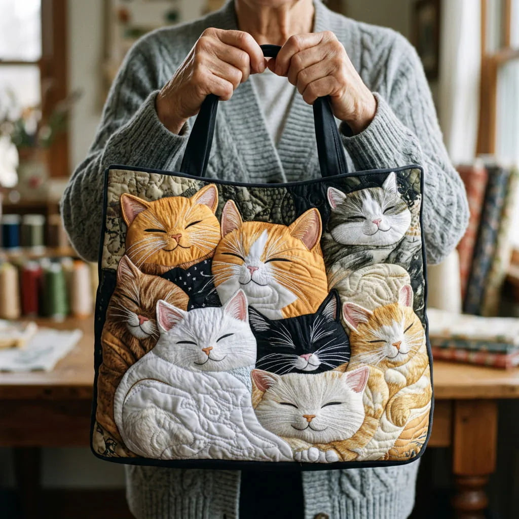 Torba Artisanal Matelassé - Uśpione Kociątka