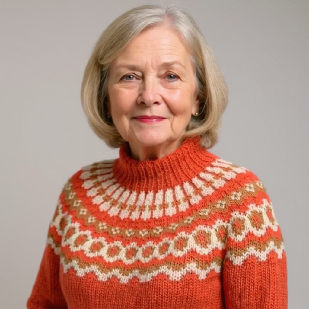 Amara | Vintage Islandzki Sweter Wełniany