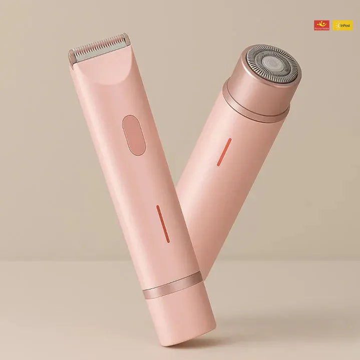 Podwójna precyzyjna maszynka do golenia wszędzie