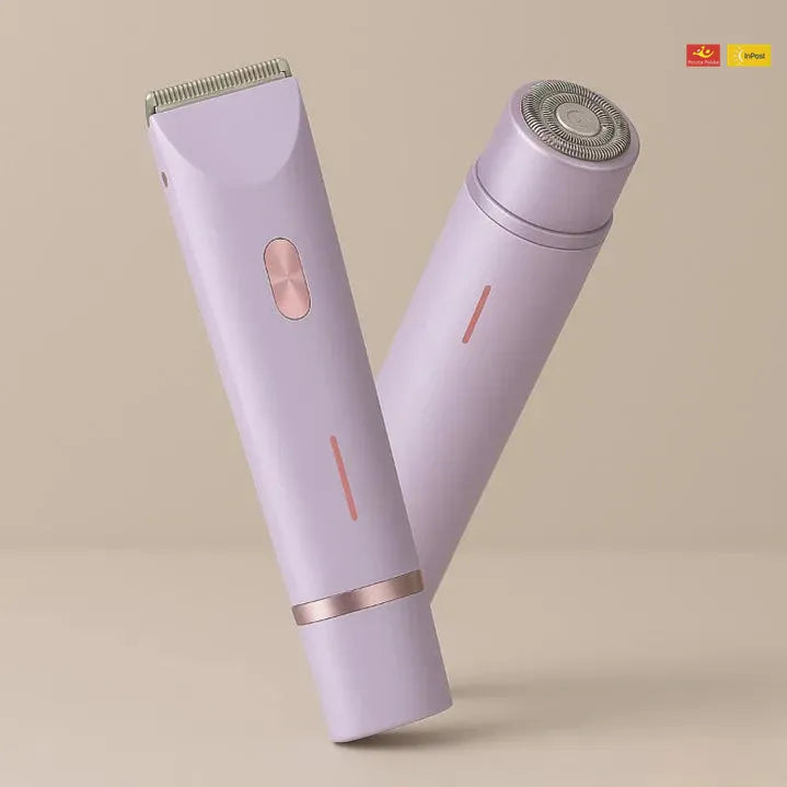 Podwójna precyzyjna maszynka do golenia wszędzie