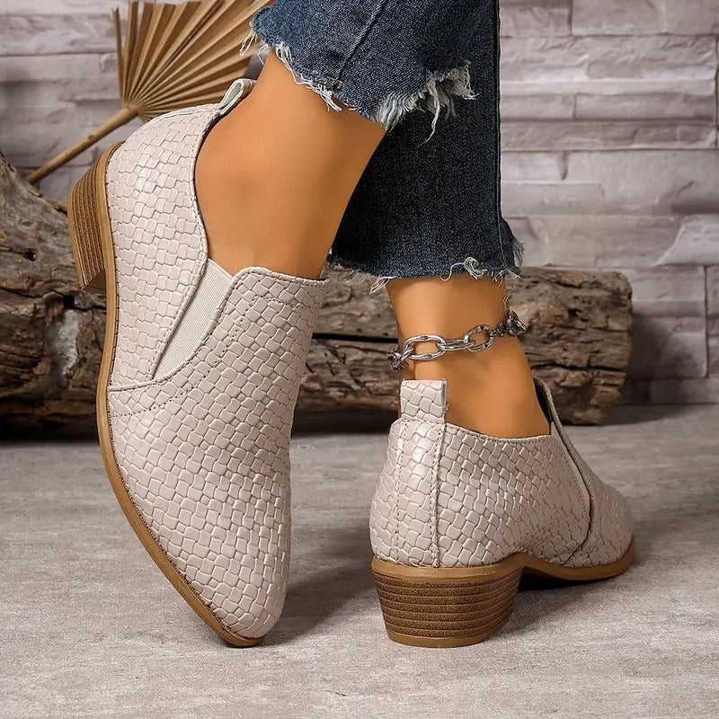 Zenona – Skórzane buty ortopedyczne Oxford