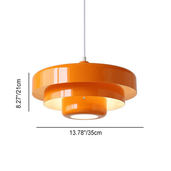 Designerska lampa wisząca LED o nowoczesnym geometrycznym kształcie