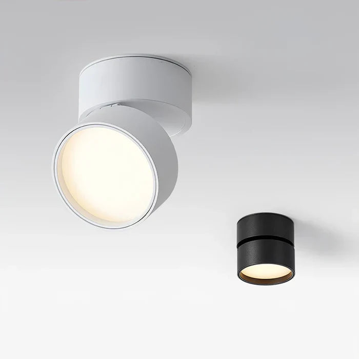 Nowoczesna regulowana lampka sufitowa LED