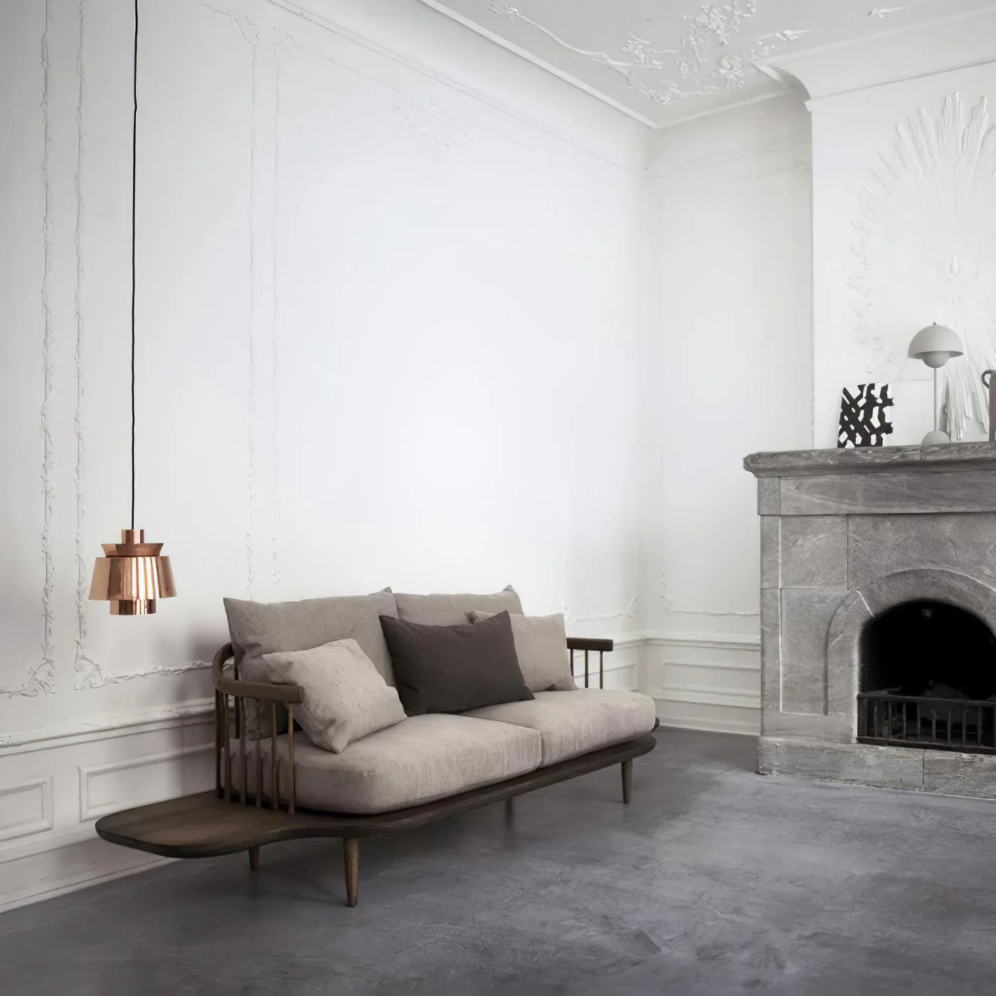 Nowoczesna lampa wisząca LED metalowy klosz designerskie oświetlenie do jadalni i salonu