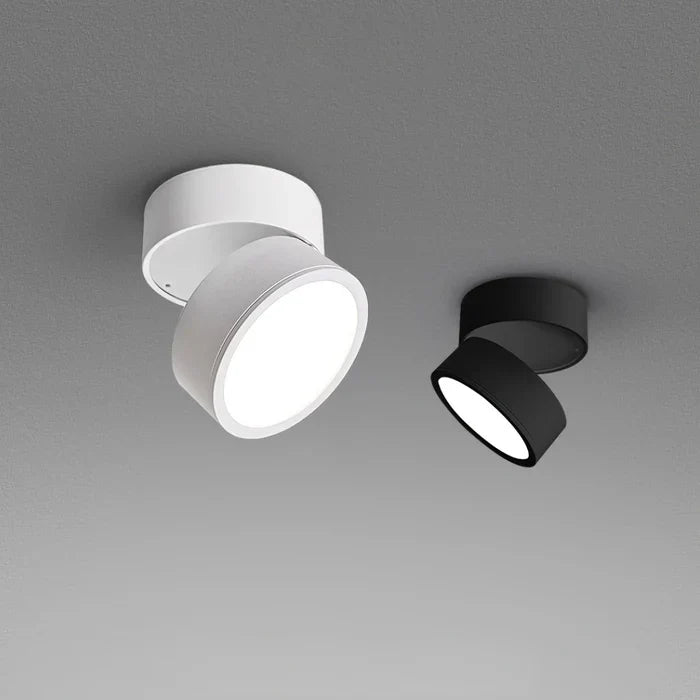 Nowoczesna regulowana lampka sufitowa LED