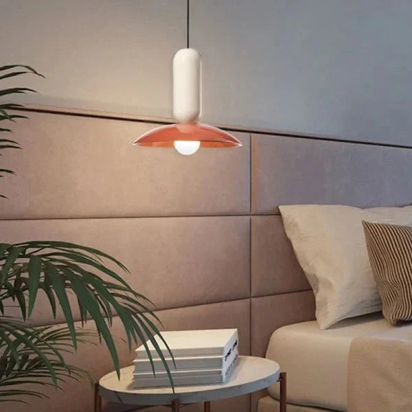 Kolorowa Lampa Wisząca w Stylu Retro-Nowoczesnym
