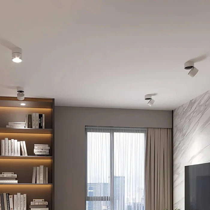 Nowoczesna regulowana lampka sufitowa LED