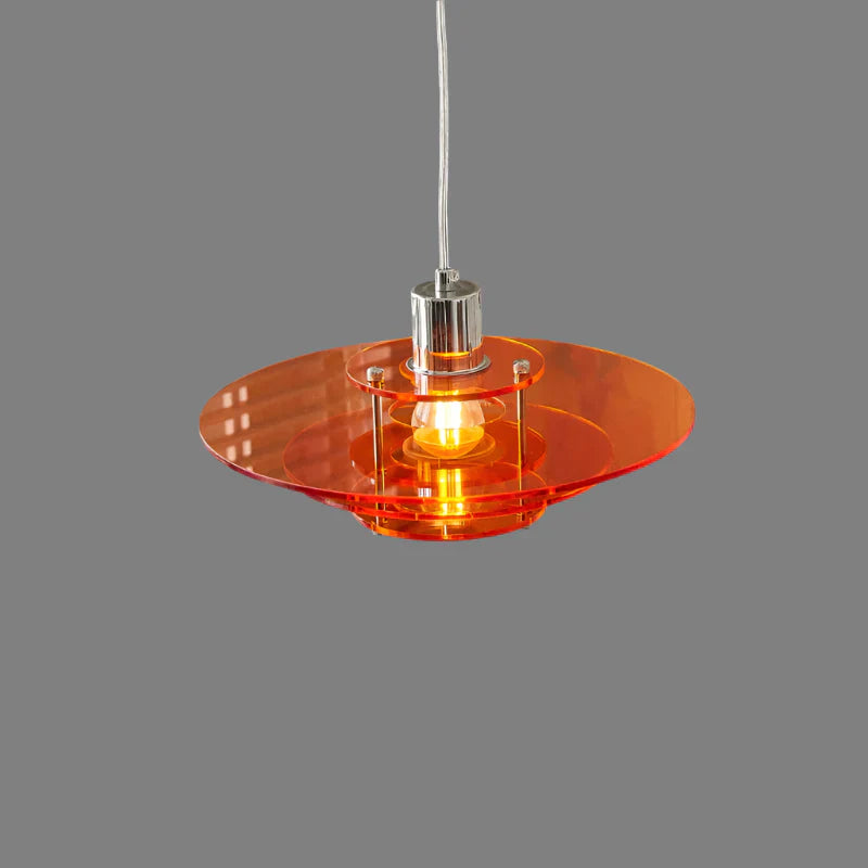 Nowoczesna Warstwowa Wisząca Lampa Akrylowa Vintage