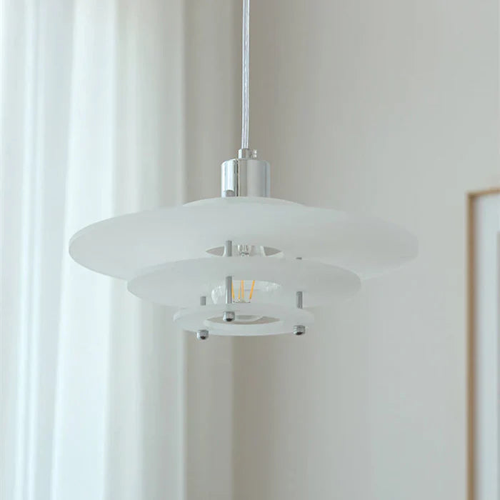 Nowoczesna Warstwowa Wisząca Lampa Akrylowa Vintage