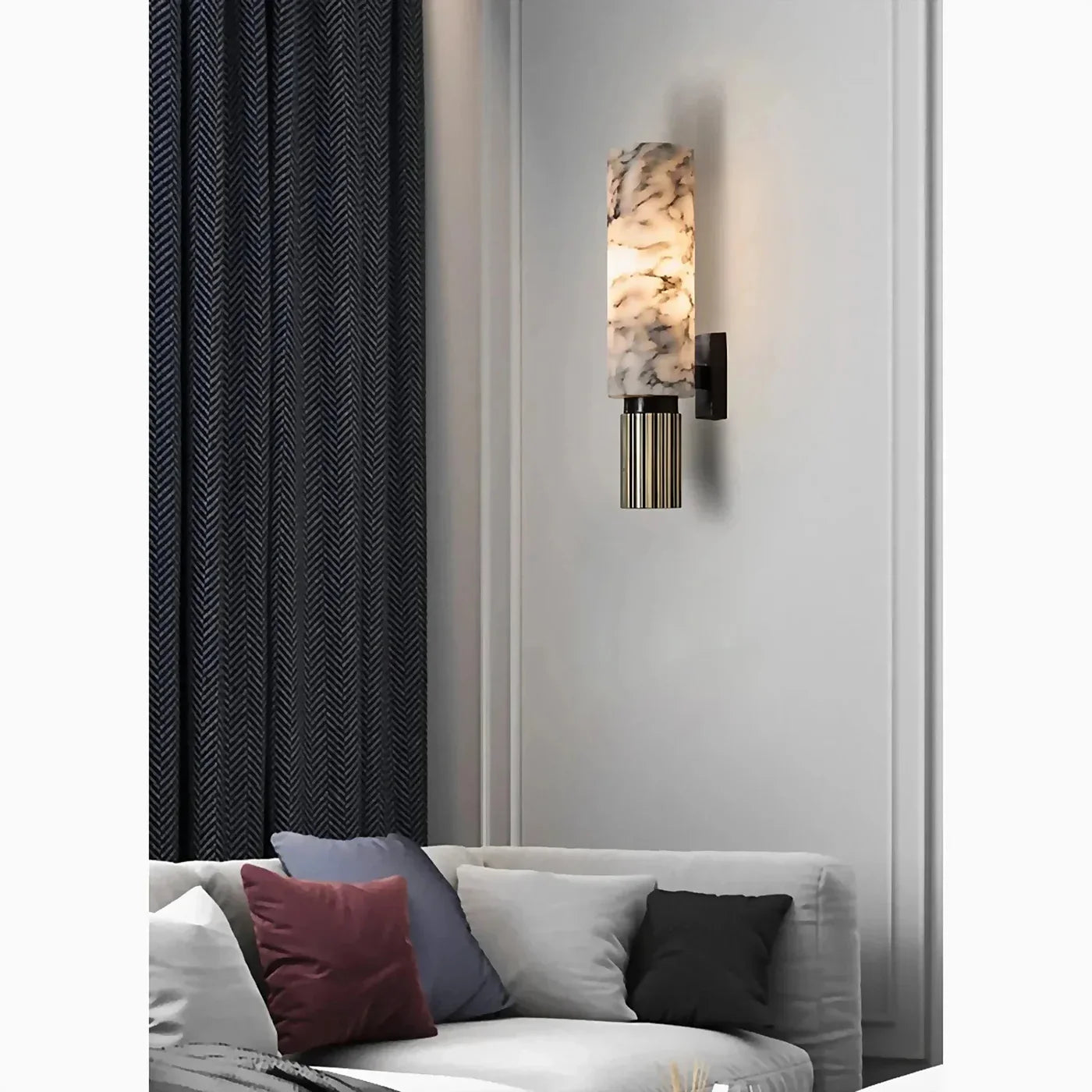Ścienna Lampa z Efektem Marmuru – Elegancja i Nowoczesność