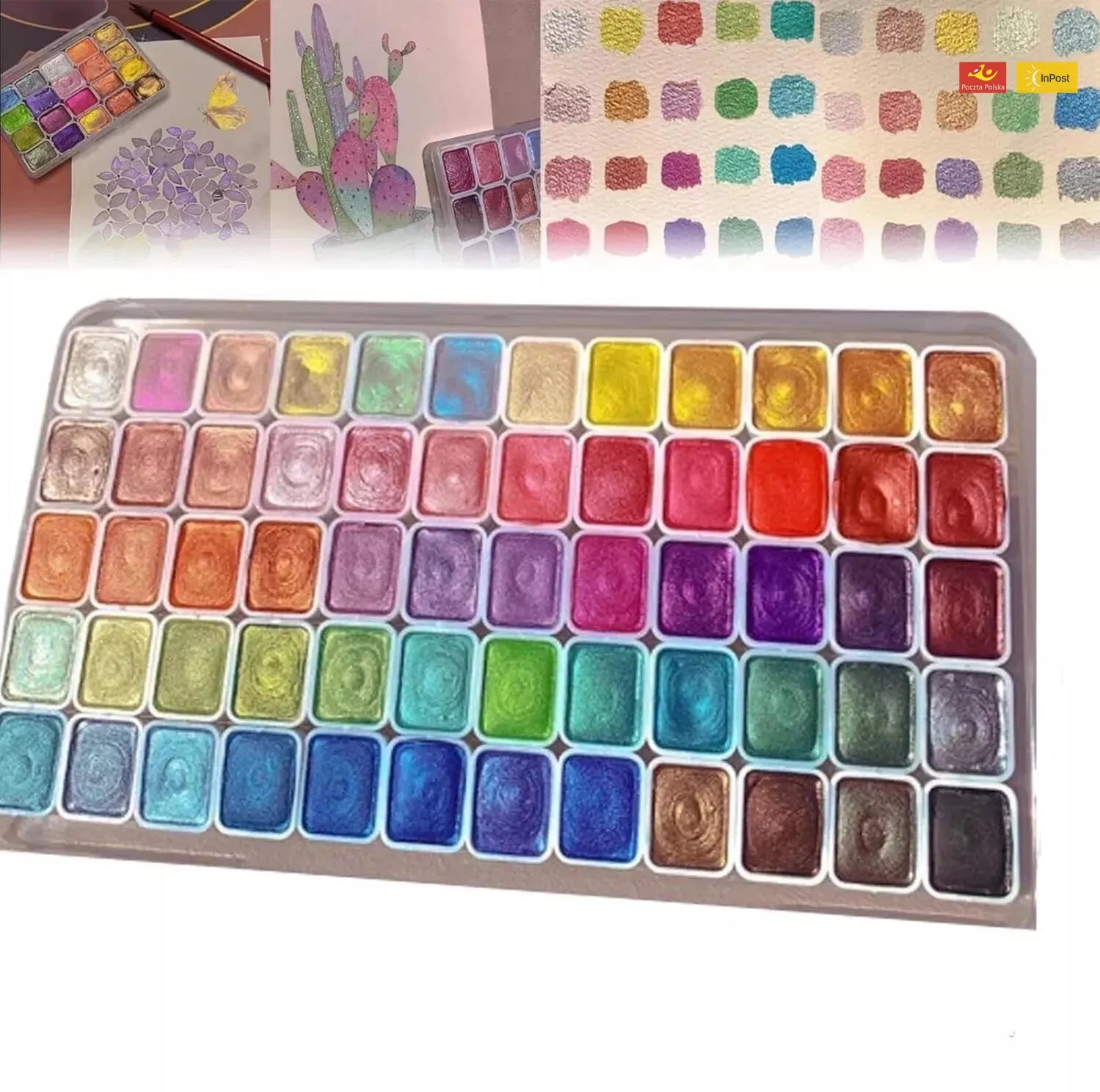 Kolorowy™ – Pudrowy Pigment Perłowy do Malowania Akwarelą