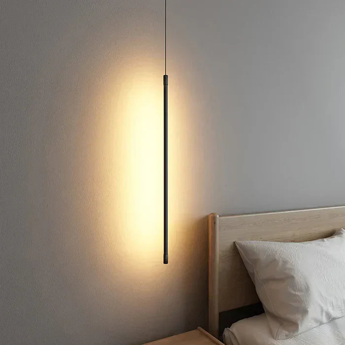 Nowoczesna lampa wisząca LED – minimalistyczne oświetlenie sufitowe do sypialni lub salonu