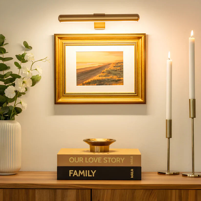 Bezprzewodowa lampa ścienna LED oświetlenie obrazów