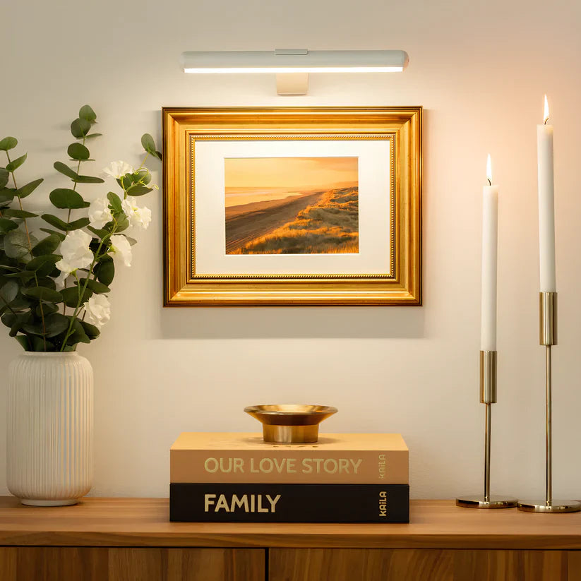 Bezprzewodowa lampa ścienna LED oświetlenie obrazów