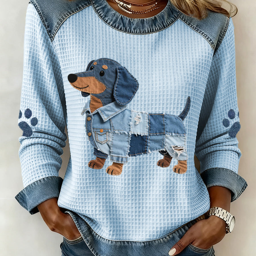Alveria – Bluza z jamnikiem