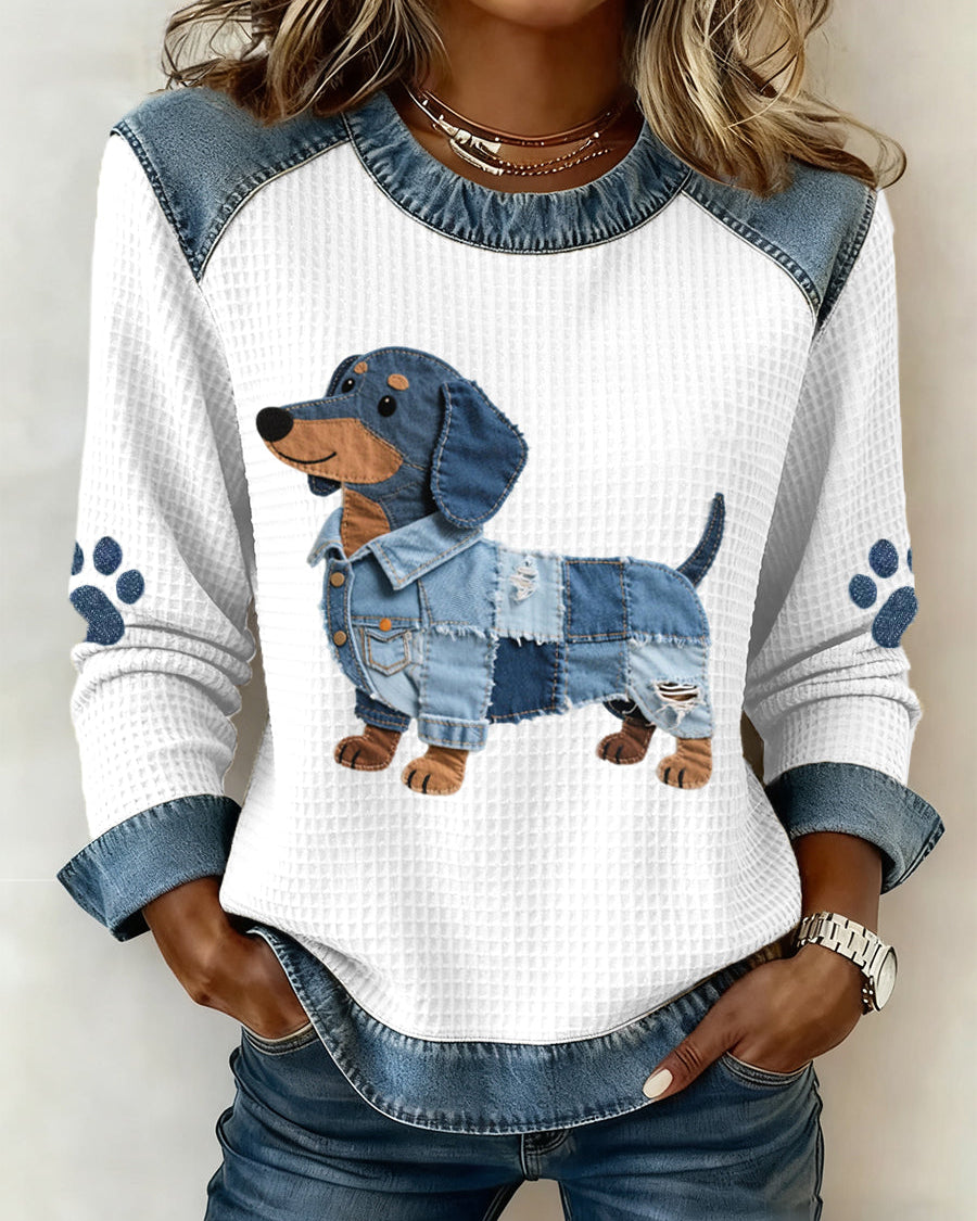 Alveria – Bluza z jamnikiem