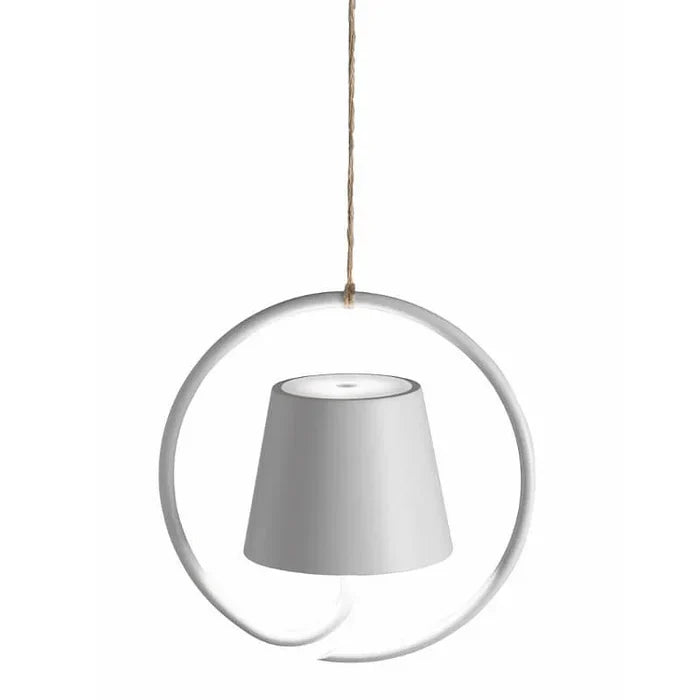Bezprzewodowa Lampa wisząca nowoczesna LED – minimalistyczna oprawa w geometrycznej formie