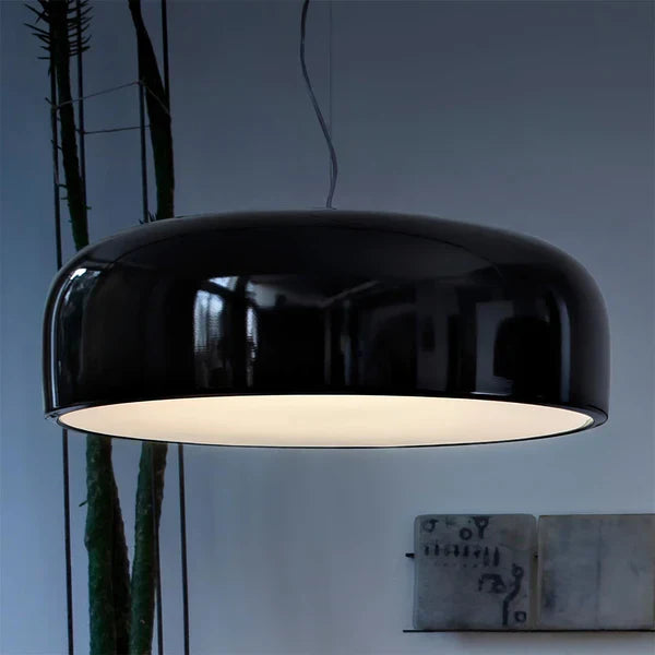 Nowoczesna Lampa Wisząca LED w Kształcie Dysku