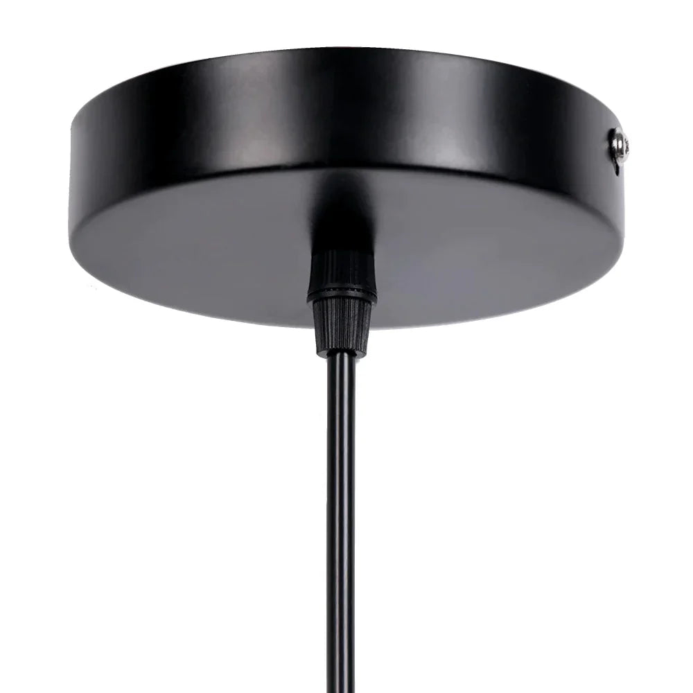 Industrialna Lampa Wisząca z Metalowym Kloszem