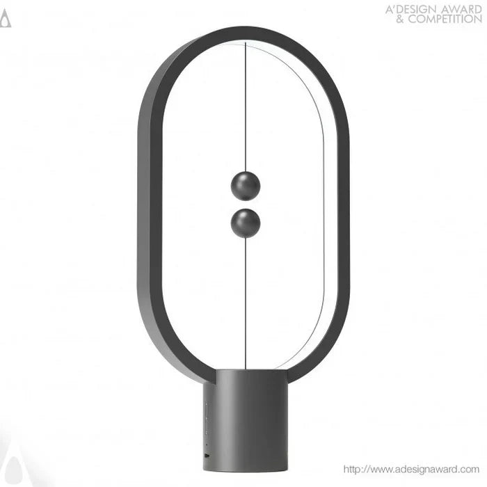 Nowoczesna lampka LED z magnetycznym włącznikiem – designerska lampa biurkowa z efektem lewitacji