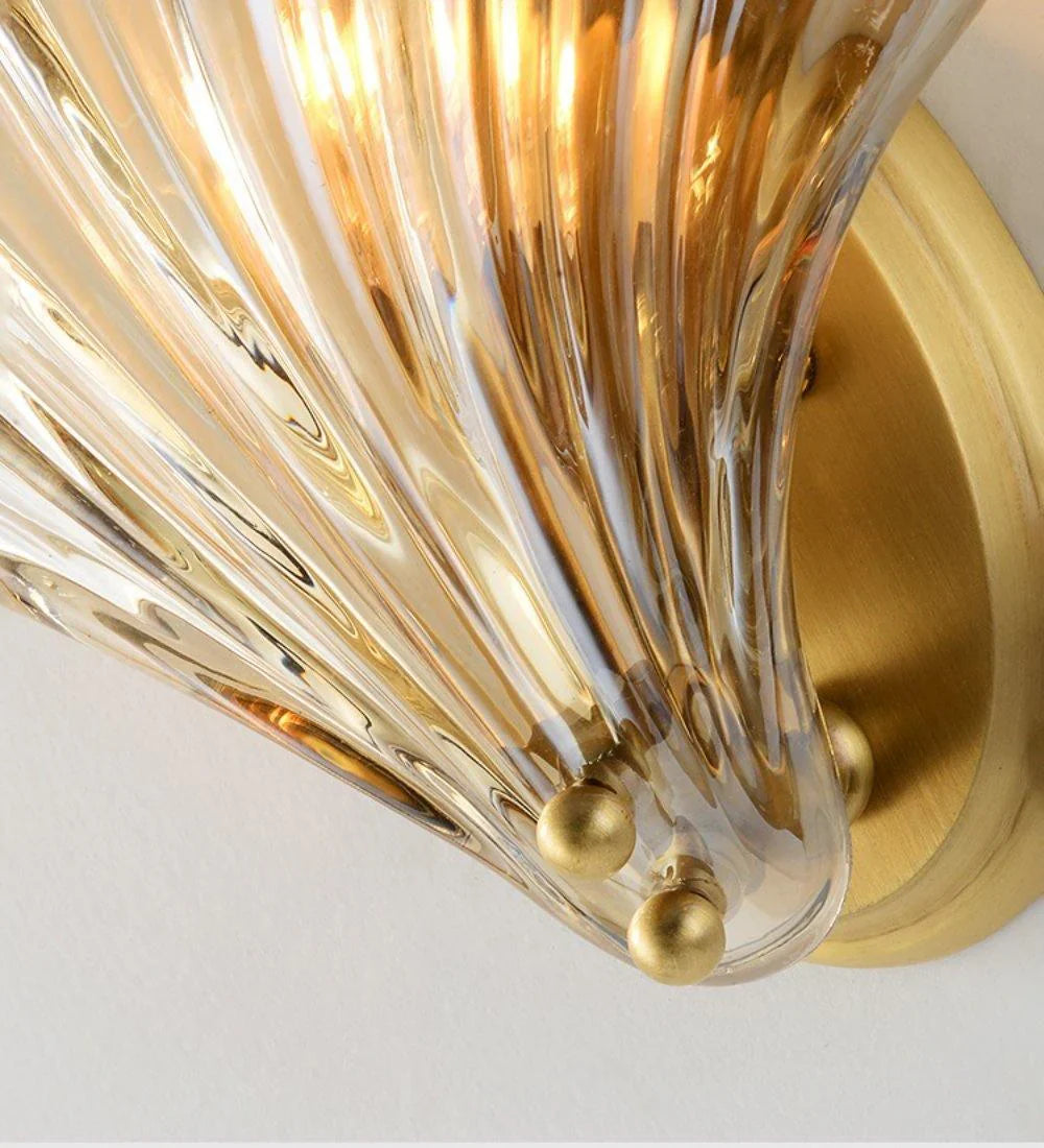 Kinkiet Ścienny Lampa LED w Kształcie Muszli