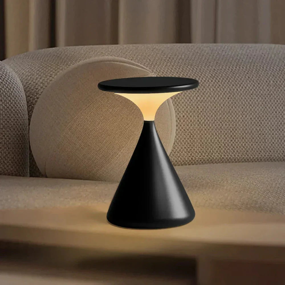 Lampa stołowa LED ładowalna z efektem lewitacji – nowoczesna, wodoodporna