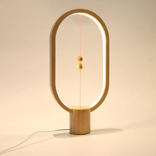 Nowoczesna lampka LED z magnetycznym włącznikiem – designerska lampa biurkowa z efektem lewitacji