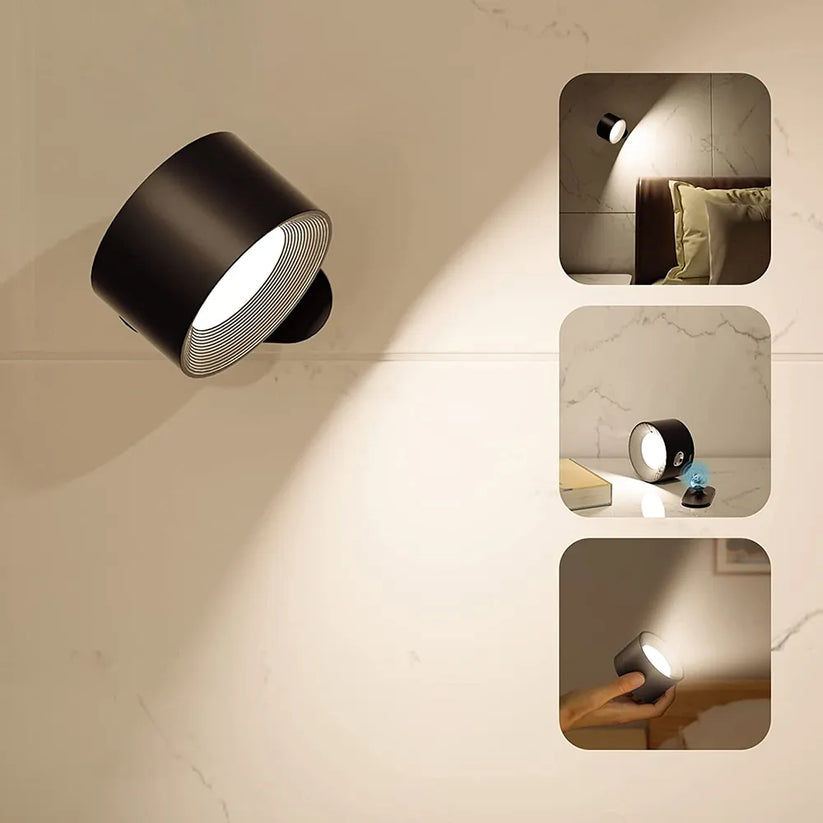 Bezprzewodowa odczepiana lampa ścienna LED