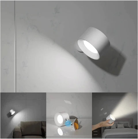 Bezprzewodowa odczepiana lampa ścienna LED